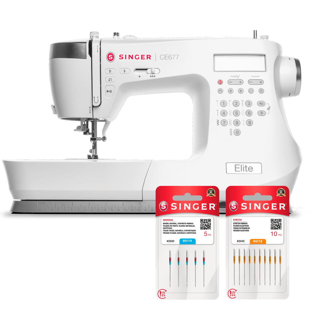 Kit Máquina de Costura CE677 e Blisters de Agulhas